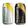 屈臣氏（Watsons）苏打水气泡饮料低糖聚会330mL*24罐混合（原味20罐+柠檬草4罐） 实拍图