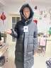坦博尔羽绒服男士中长款连帽冬季加厚运动休闲保暖外套550735D 黑色175 实拍图