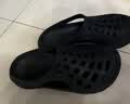 迪卡侬（DECATHLON）游泳男士凉鞋沙滩拖鞋洞洞鞋外穿NABD2159687深蓝色网格款45码 实拍图