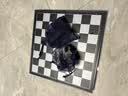 友邦（UB） 国际象棋磁性折叠便携成人儿童学生教学露营用棋4812B-C(大号) 实拍图