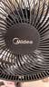 美的（Midea）【超级单品】七叶轻音立式电风扇家用柔风落地扇台式桌面小型风扇大风量节能摇头宿舍电扇 SAF30AB 实拍图