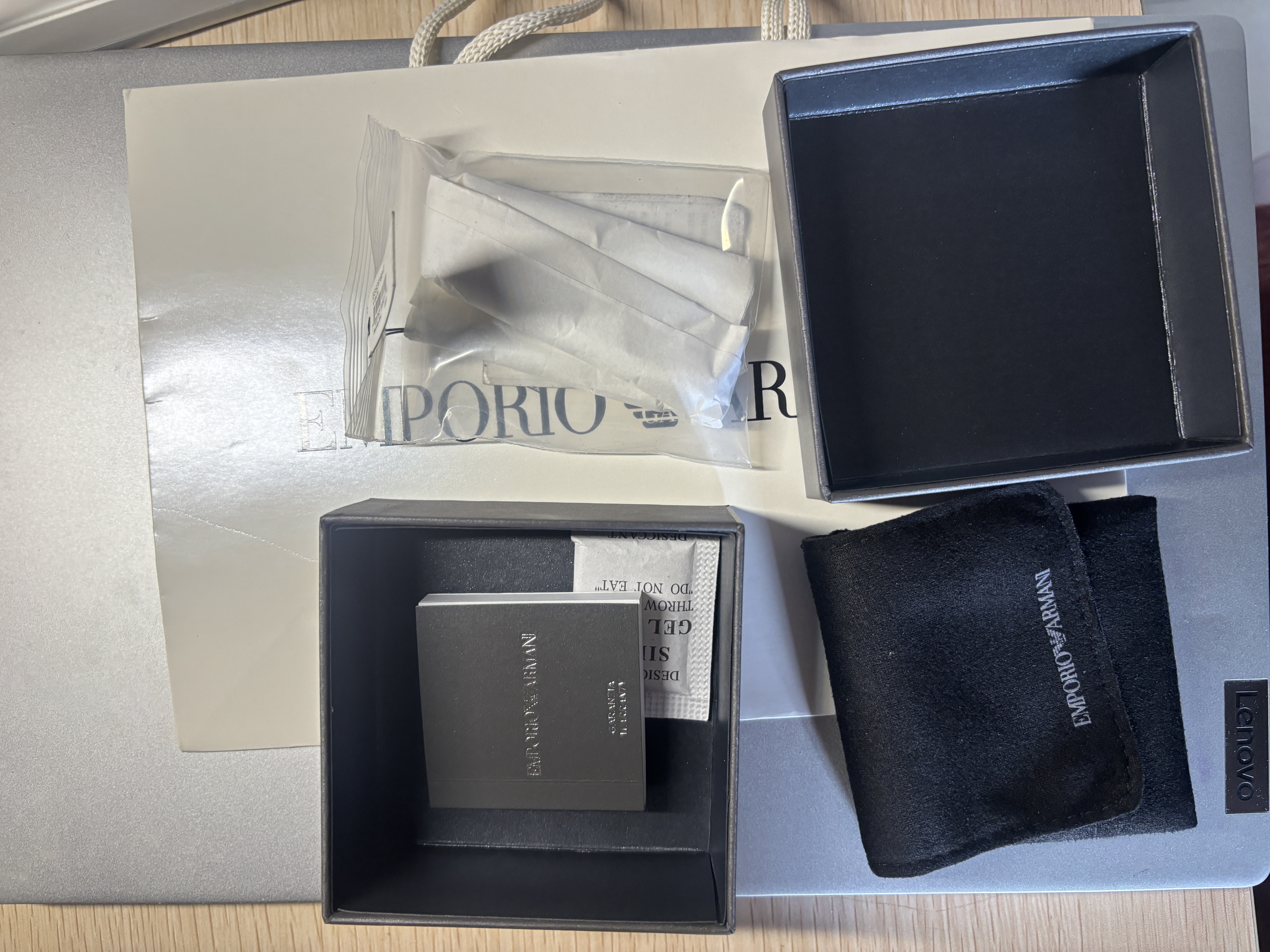 EMPORIO ARMANI阿玛尼个性鹰标百搭项链男士简约生日礼物送老公EGS2919040 实拍图
