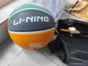 李宁（LI-NING）篮球儿童5号比赛室内外耐磨水泥地幼儿小学生青少年户外橡胶五号 晒单实拍图