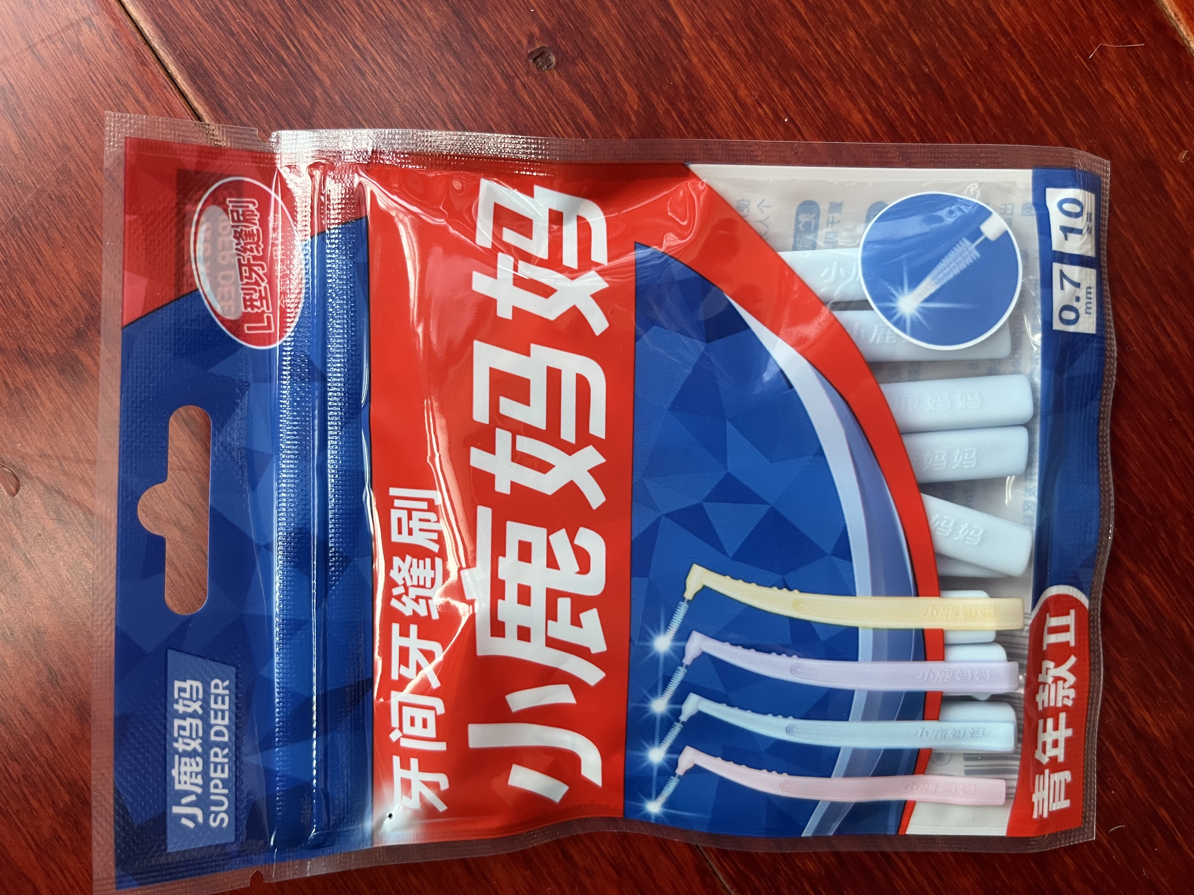 小鹿妈妈L型牙缝刷齿间刷袋装30支sss号 后排牙间刷正畸矫正牙齿清洁工具 实拍图