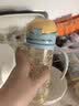 贝亲（Pigeon）防胀气 自然成长翻盖直饮吸管 大童奶瓶330ml 马戏团 18月+ AA279 实拍图