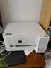 爱普生（EPSON）【6代新品】L4356墨仓式彩色无线AI学习打印机一体机家用/办公  L4266升级版(自动双面 液晶屏 白) 实拍图