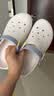 斯凯奇（Skechers）女鞋夏季厚底怪兽泡泡鞋透气软底防滑耐磨洞洞鞋 实拍图