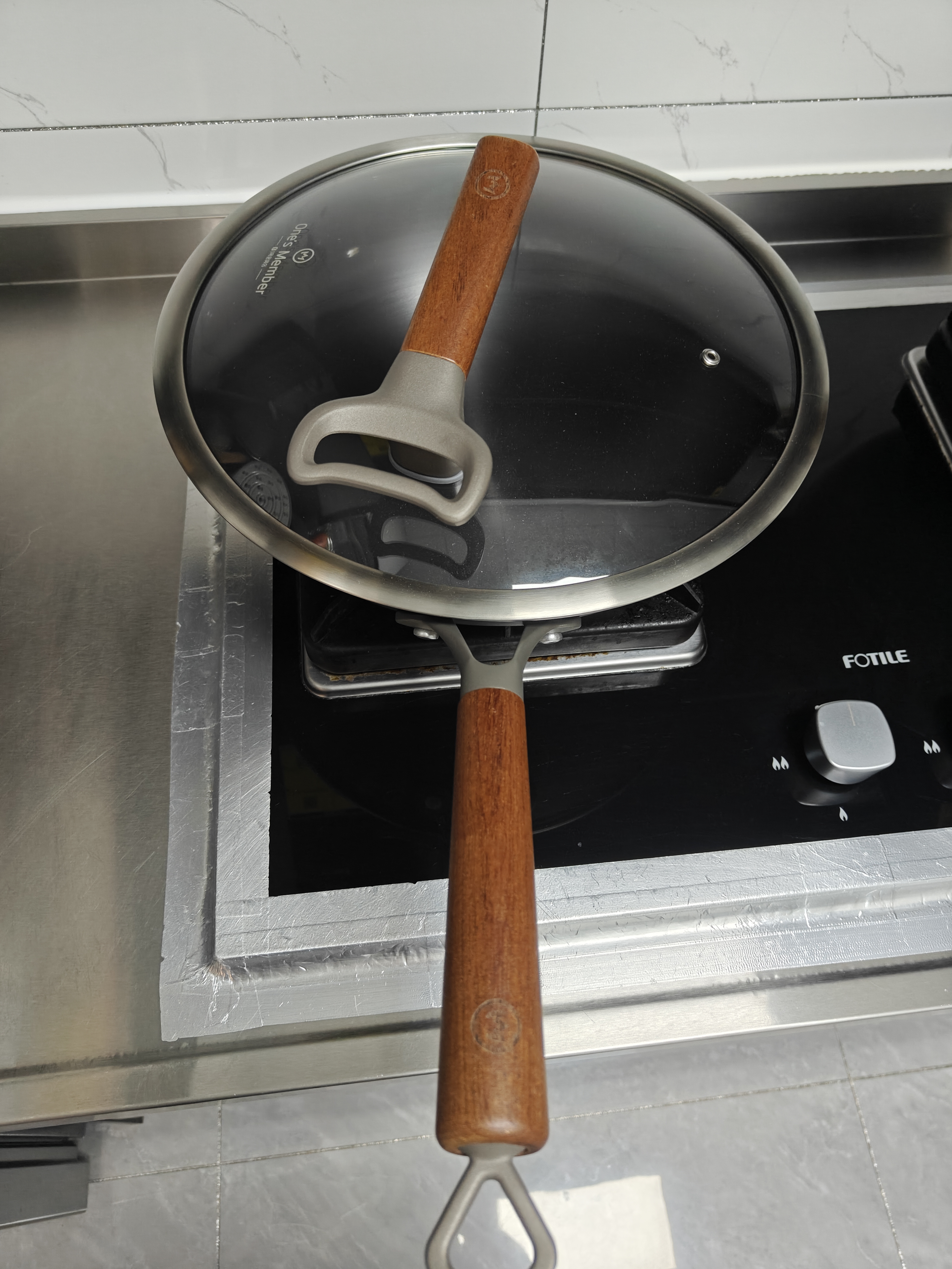 1号会员店荷叶仿生铁炒锅家用32cm物理不粘炒菜锅燃气灶电磁炉通用 实拍图