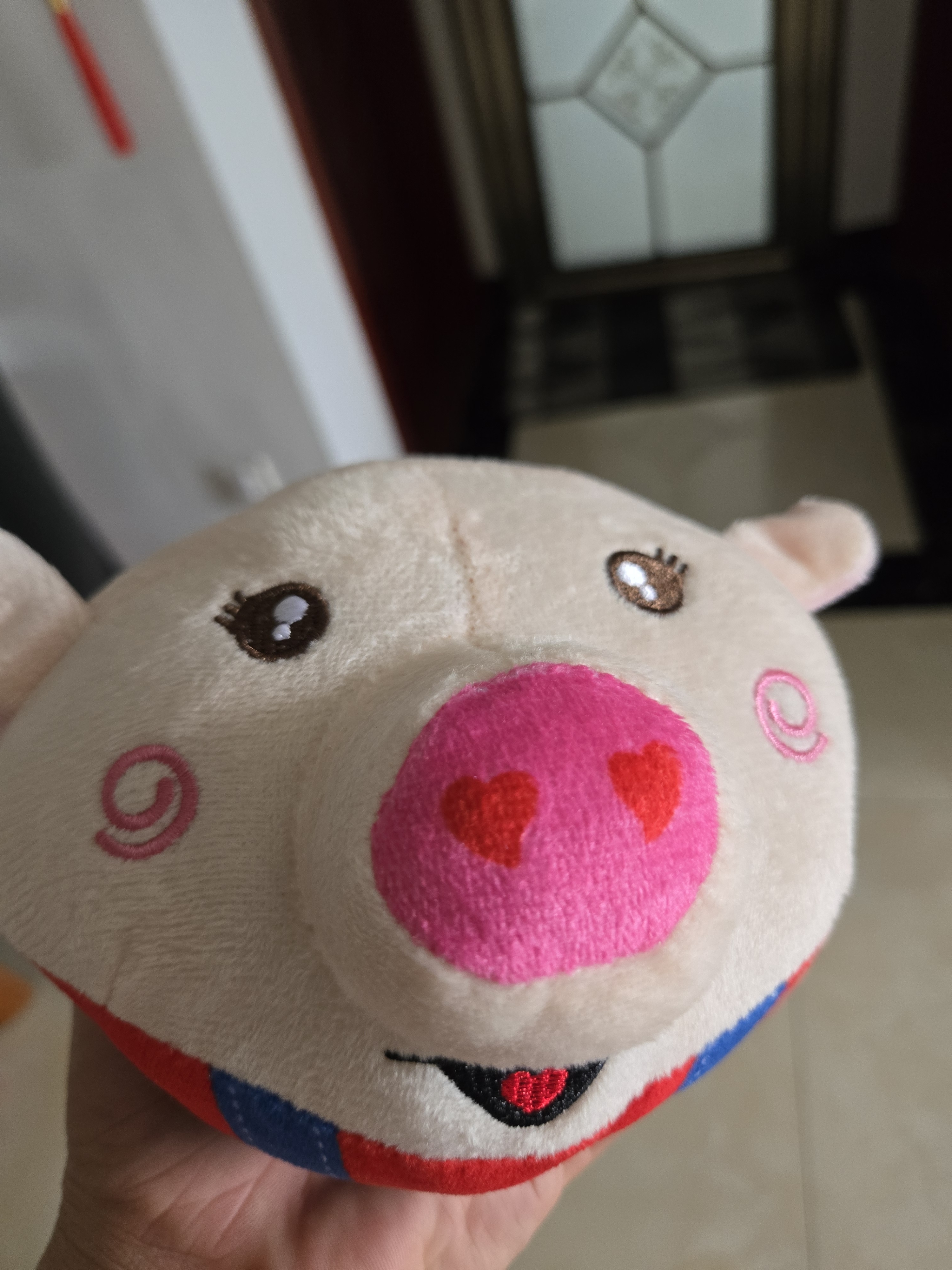 乐爱祥（LEAIXIANG）跳跳猪蹦蹦球会唱歌录音学说话复读婴儿玩具0-1岁生日礼物 实拍图