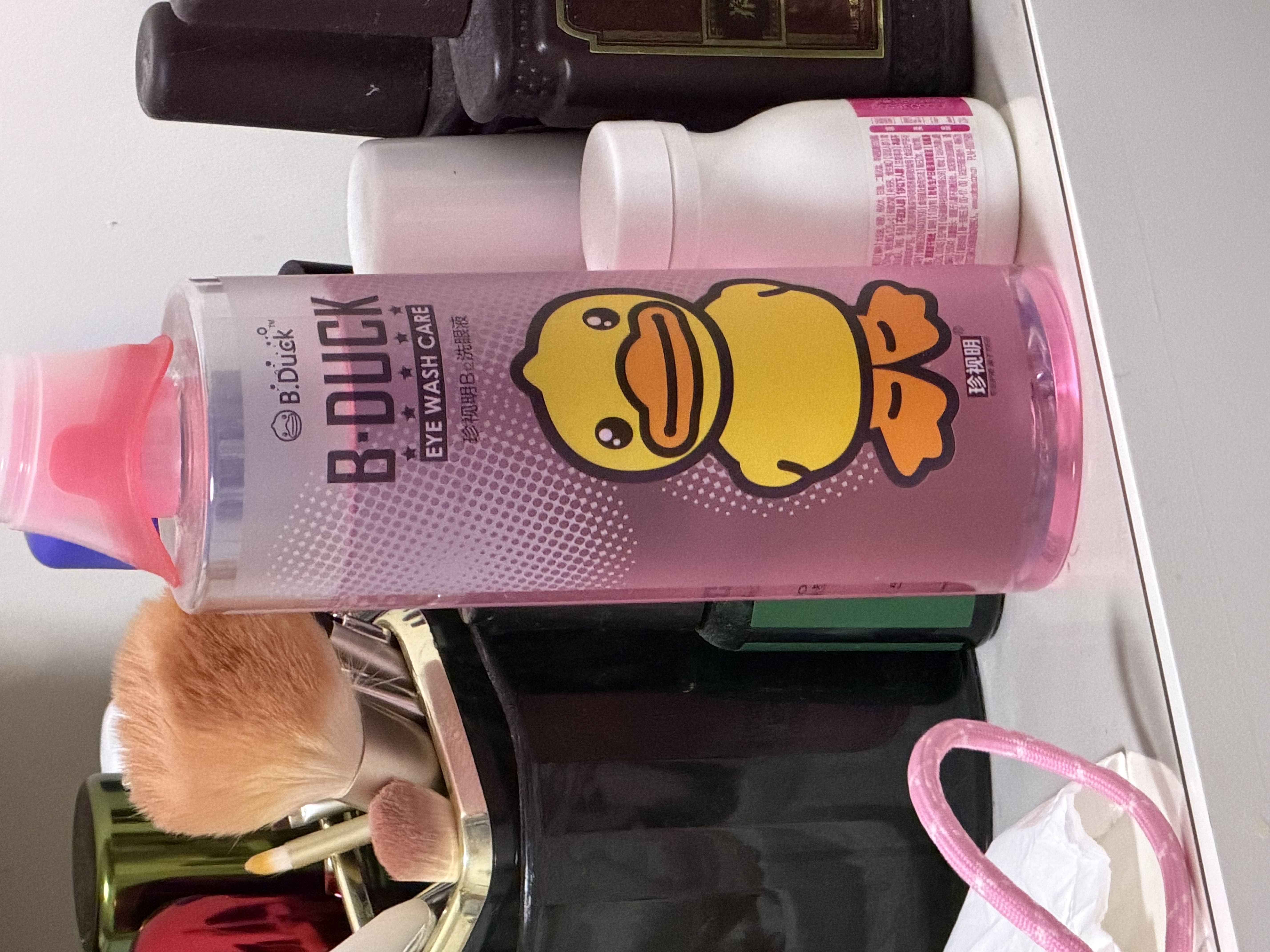 珍视明小黄鸭洗眼液洗眼水眼部护理2瓶温和型500ml+清凉型500ml 实拍图