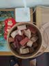 QZMTOY原木实木无漆100块大颗粒积木婴儿童2宝宝3益智玩具周岁生日礼物 实拍图