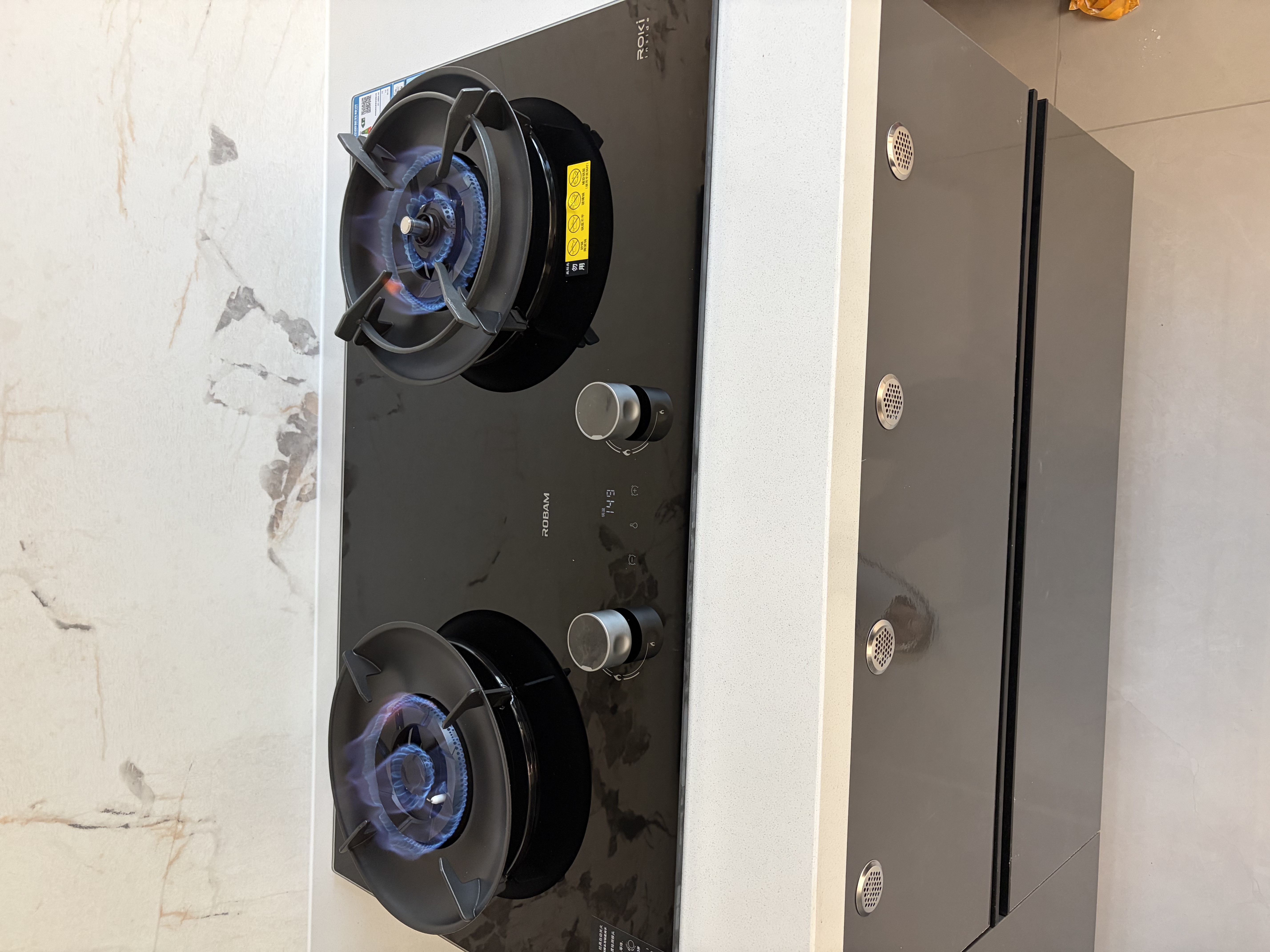 老板（Robam）C5天然气猛火燃气炉灶煤气双灶台家用灶具JZT-58B9A-C5上门安装 实拍图