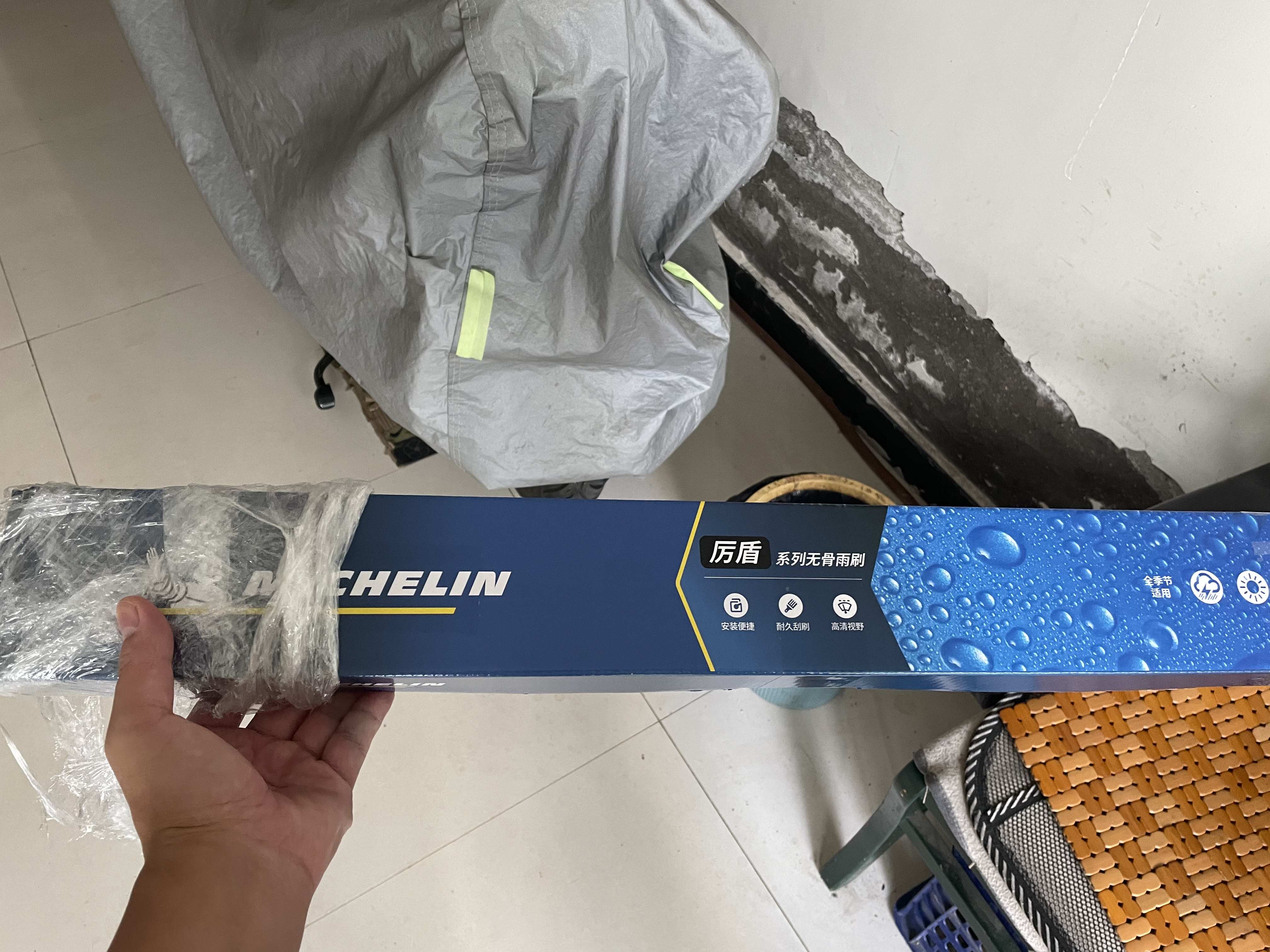 米其林（MICHELIN）无骨汽车雨刷雨刮器静音耐磨天然橡胶丰田卡罗拉13-19款/雷凌 实拍图