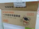 特美居（temeiju）一次性饭盒圆形透明塑料快餐盒加厚带盖打包盒餐具50套装750型 实拍图