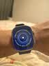 Apple/苹果手表 Watch Ultra 3 智能手表GPS+蜂窝款49毫米原色钛金属表壳铁锚蓝色海洋表带 MEWJ4CH/B 实拍图