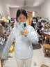 迪卡侬（DECATHLON）户外硬壳冲锋衣女款春秋登山服防风防水夹克风衣运动外套MH150 云纱蓝 M 实拍图