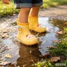 牧萌儿童雨鞋套男童女童耐磨防水防滑水鞋学生中高筒雨靴 太空人 L 实拍图