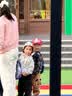 新款幼儿园书包宝宝卡通奥特曼硬壳小双肩包儿童蛋壳小背包包 藏蓝色大号带挂件 实拍图