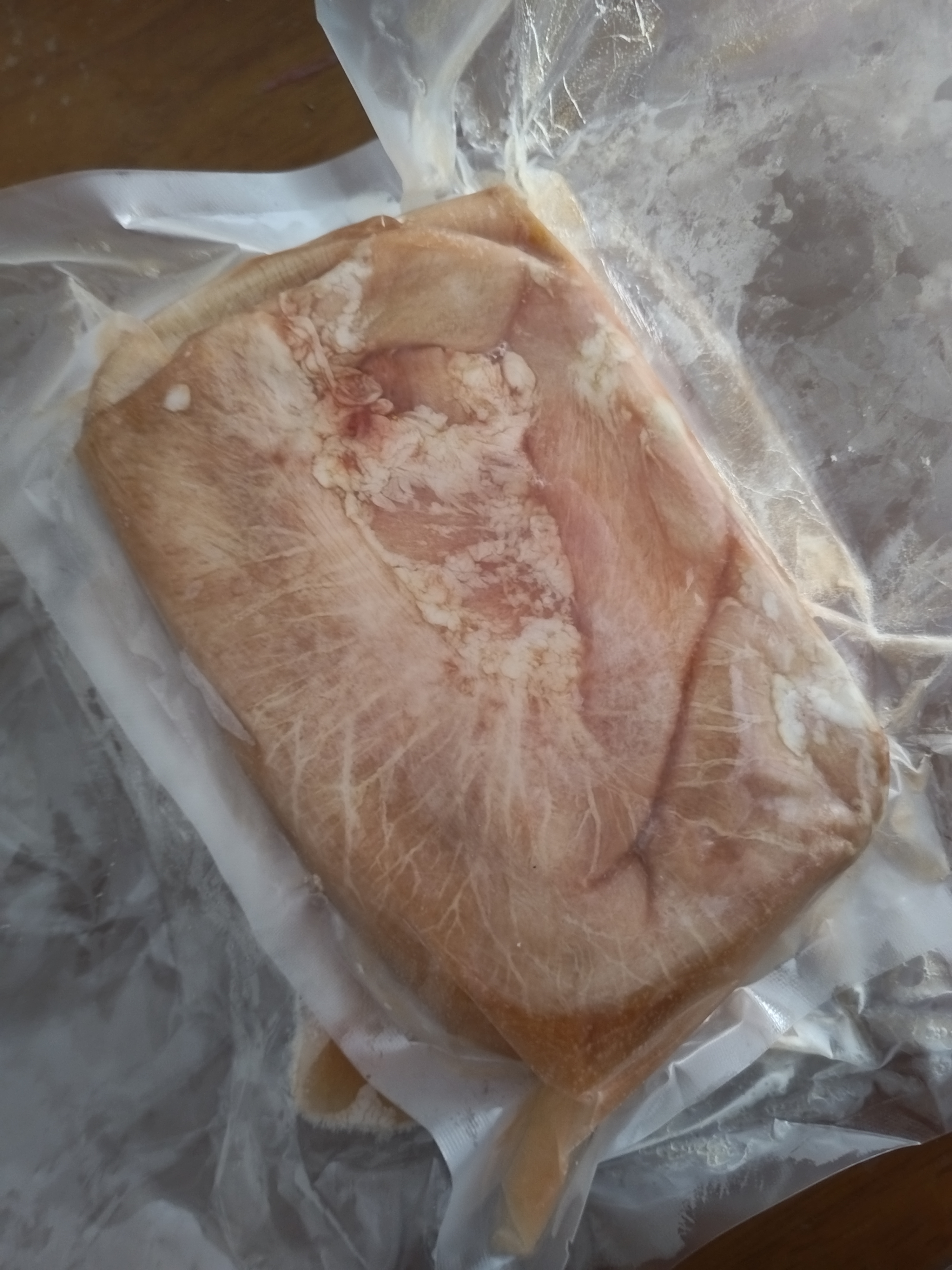 龙大肉食山东发货黑猪猪肚子净重3斤  猪肚鸡火锅食材 猪肉烧烤 源头直发 实拍图
