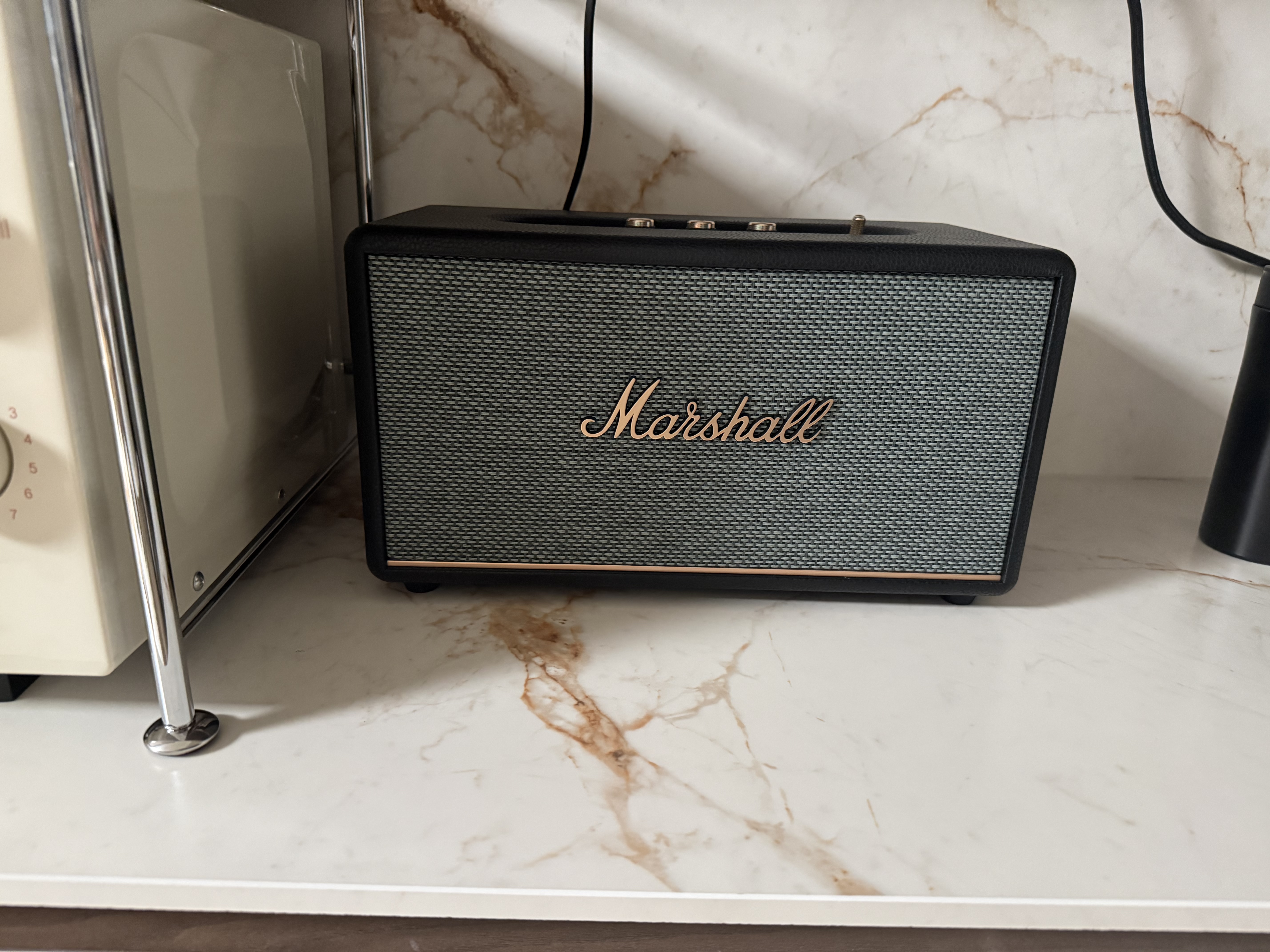 Marshall（马歇尔）STANMORE III音箱3代无线蓝牙摇滚家用重低音生日礼物送男朋友居家电脑音响 黑色 实拍图