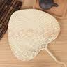 TaTanice 蒲扇 手工草编无骨蒲扇子夏季乘凉扇手摇小蒲扇粽叶扇25cm中号 实拍图