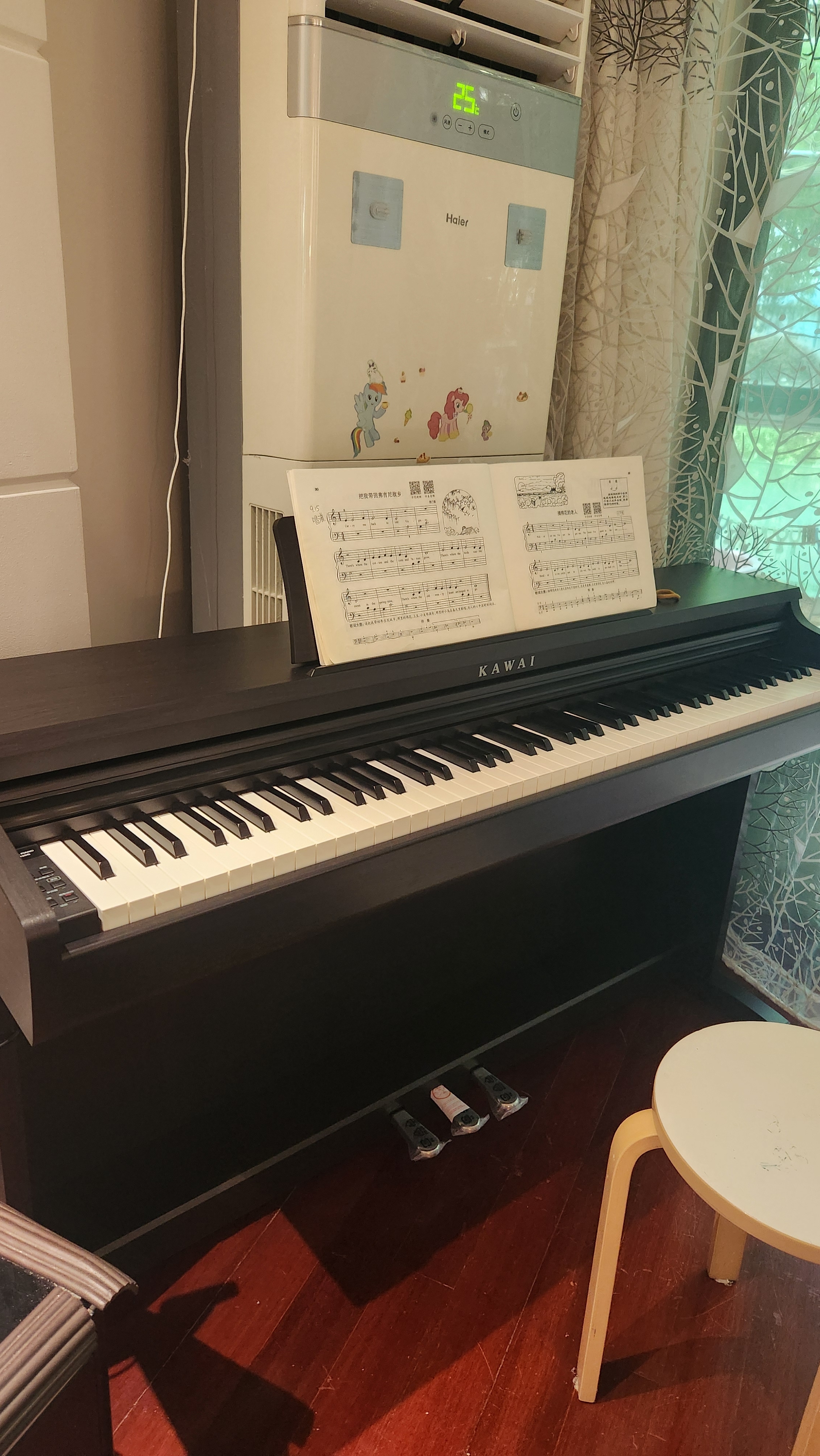 卡瓦依（KAWAI）KDP120电钢琴88键重锤逐键采音卡哇伊成人电子数码钢琴键盘乐器 KDP120GR全套+琴凳礼包 实拍图