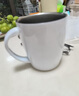 富光FGA不锈钢咖啡保温马克杯带盖带勺情侣款水杯高档家用泡茶杯办公 白色 380ml 实拍图