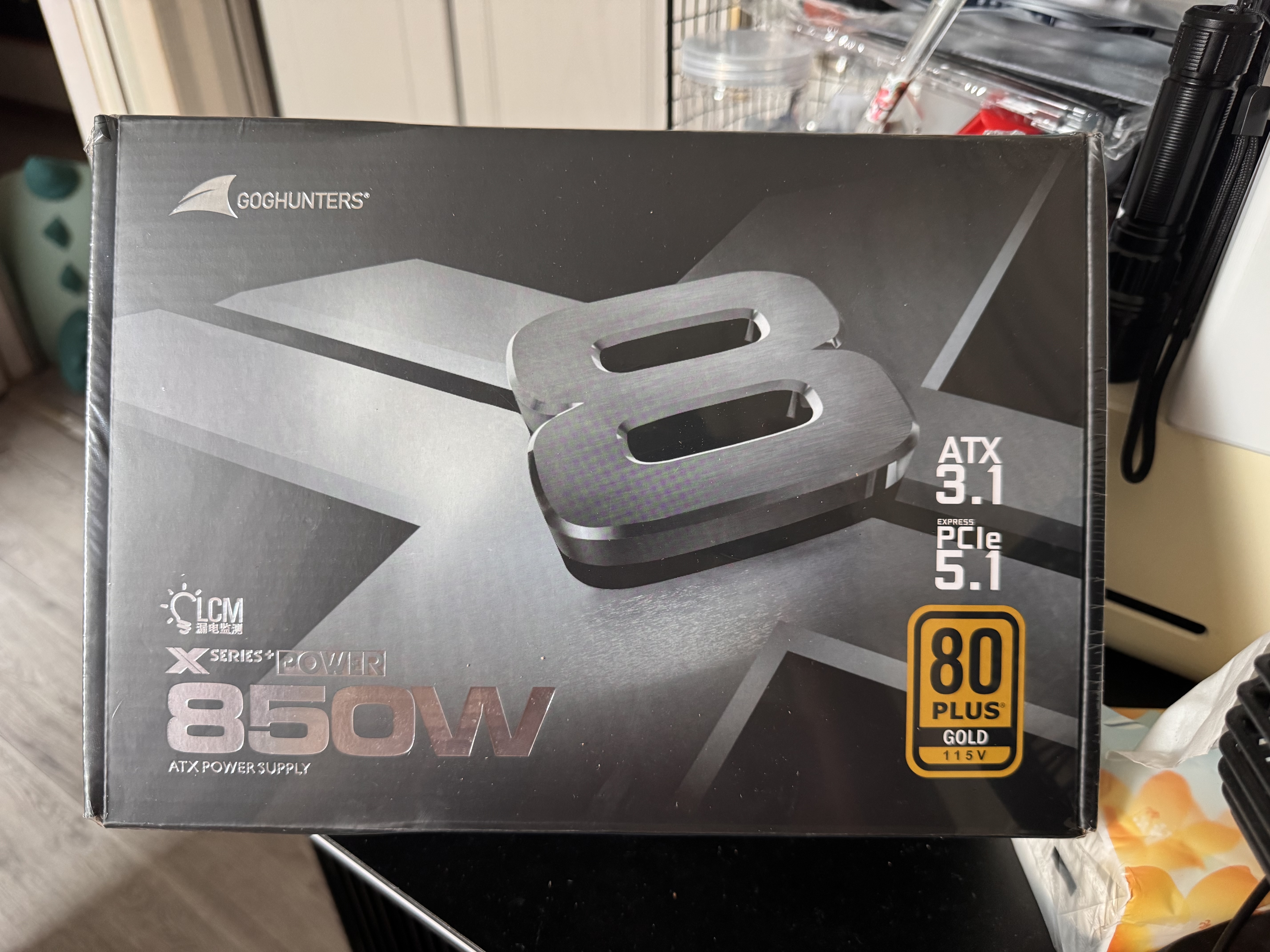 长城（Great Wall）额定850W X8金牌全模电脑电源（ATX3.1/原生PCIe5.1/漏电监测/自动启停/支持50系显卡） 实拍图