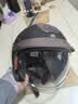 JHLONG URBANSTYLE HELMET头盔电动车四季通用镀银防雨镜片新国标3c认证电瓶车夏季安全帽 3c认证A类【哑黑小蜜蜂】镀银防雨镜 均码【头围54-62】 实拍图