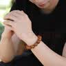 月印百川 紫金鼠三眼菩提手串文玩男女款佛珠手串约15mm 实拍图