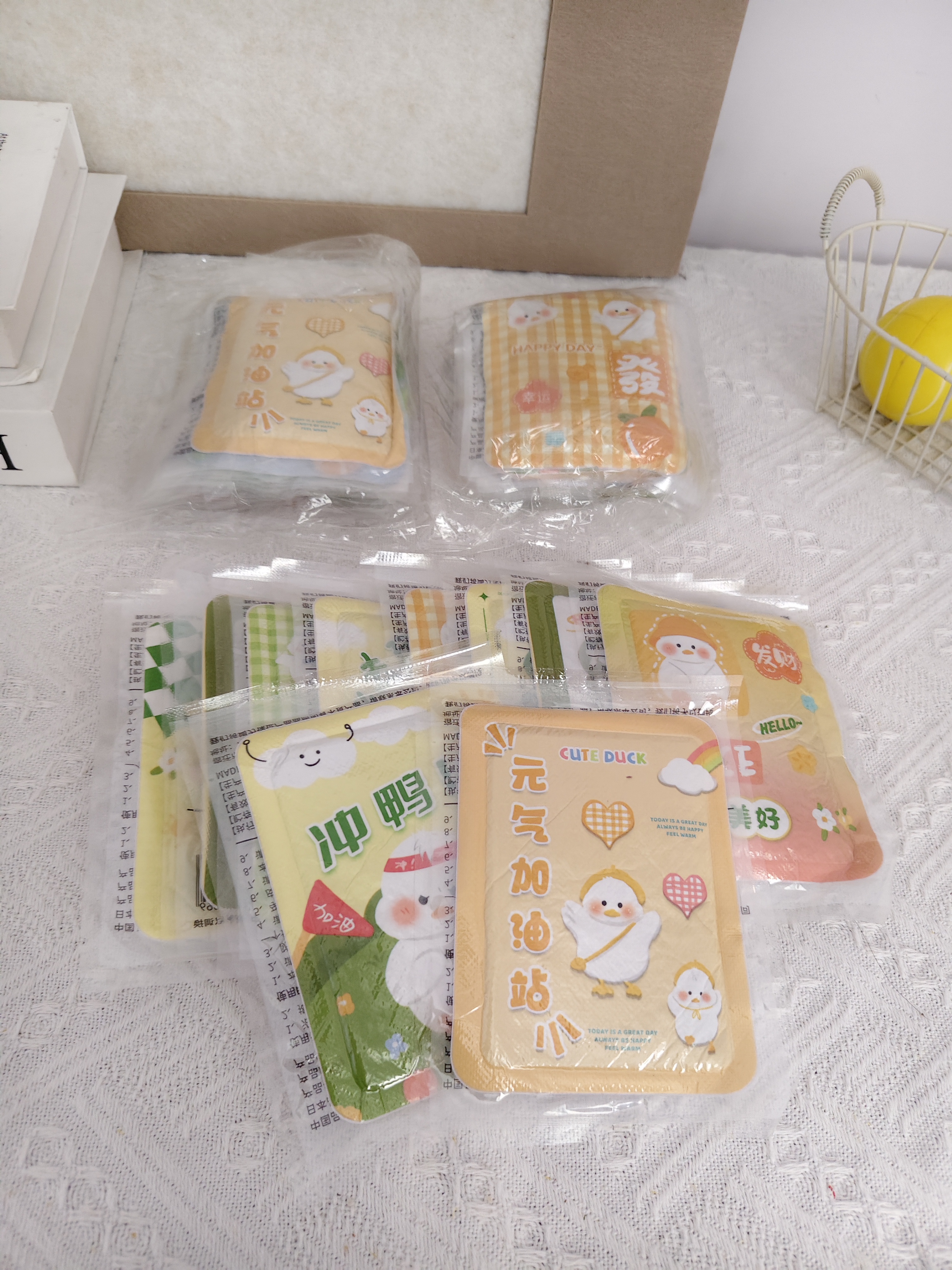 范爷家卡通暖贴自发热暖宝宝冬季宿舍防寒保暖暖身贴女生痛经暖宫热敷贴 实拍图