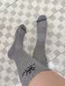 卡尔美（KELME）袜子运动袜（3双）男女秋冬保暖长袜篮球吸汗跑步抗菌休闲生活袜 实拍图