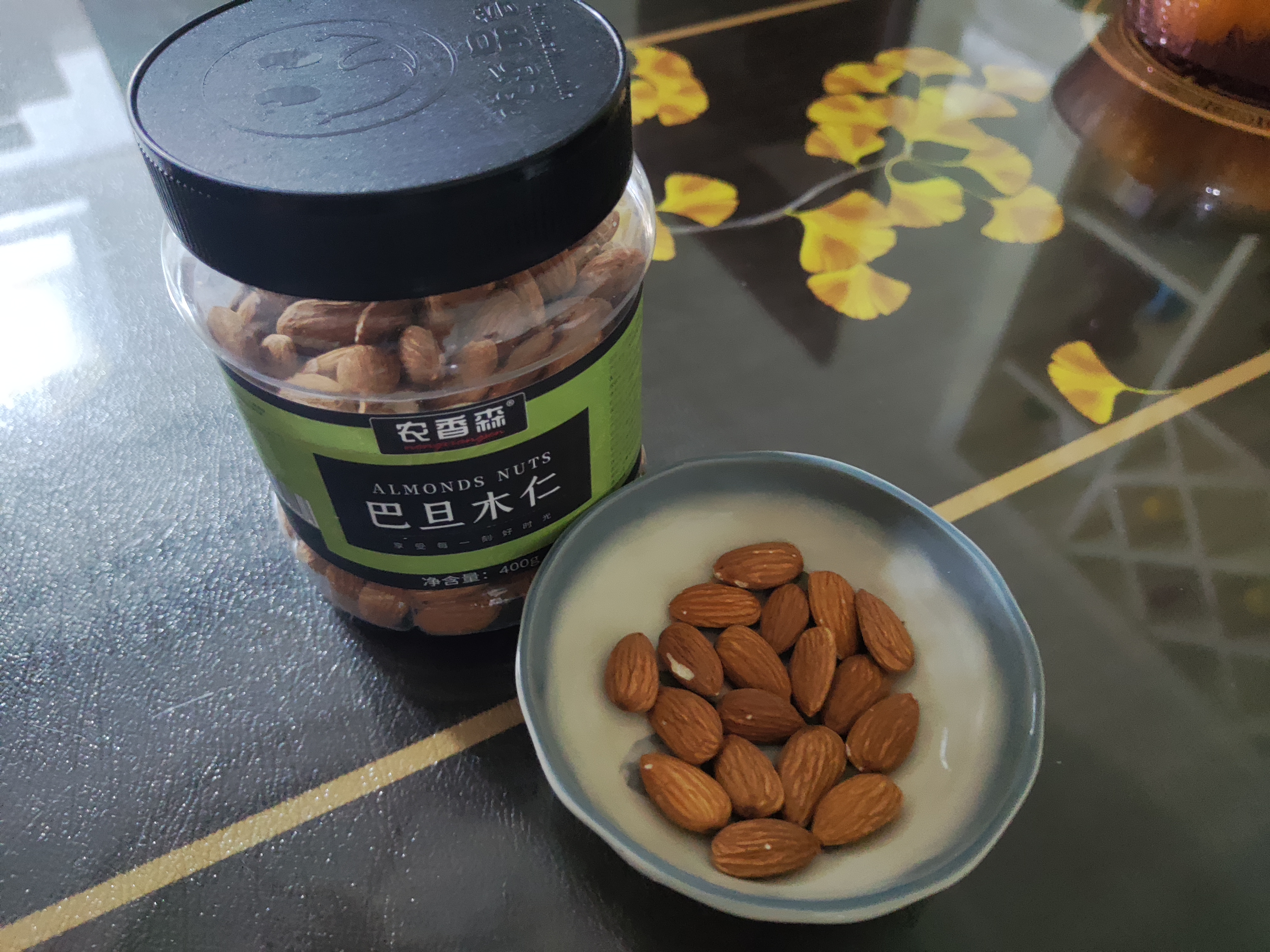 农香森 原味巴旦木仁400g罐装新鲜口感 坚果年货烘焙干果零食 实拍图