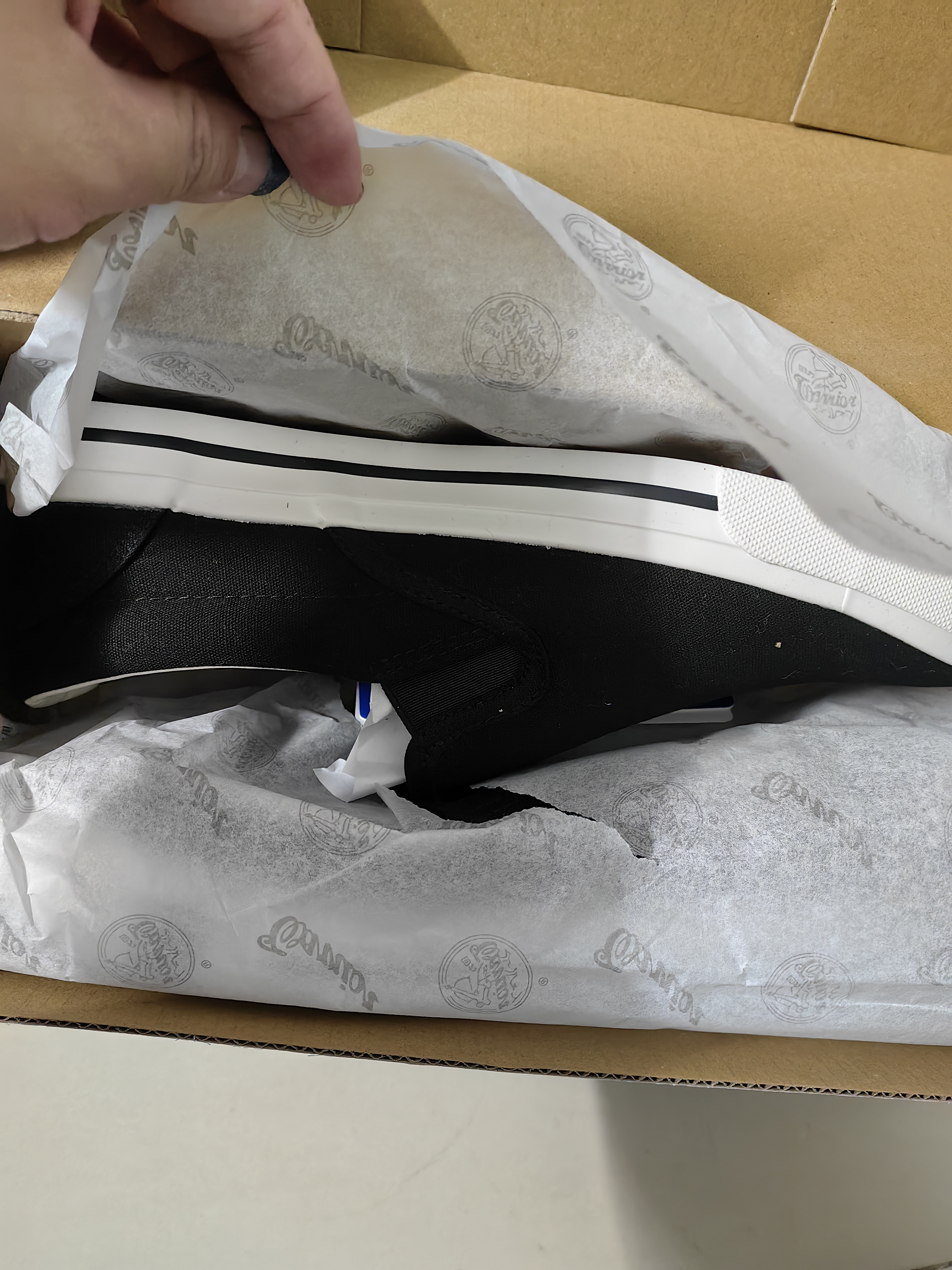 回力帆布鞋男士低帮百搭休闲鞋一脚蹬懒人套脚运动鞋 WXY-903 黑色41 实拍图