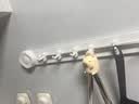 太力吸盘挂钩厨房吸盘挂架置物架免打孔一排挂勺子铲子的架子直钩 6钩 实拍图