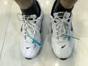 耐克（NIKE）男鞋2026新款缓震轻便透气复古厚底老爹鞋户外运动休闲跑步鞋 394055-100/黑白 42 实拍图
