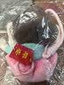 米砾文创小佛云冈石窟莲花佛合掌美术馆精致可爱毛绒钥匙扣包包车挂件重阳节小礼品纪念品小礼物送长辈 实拍图