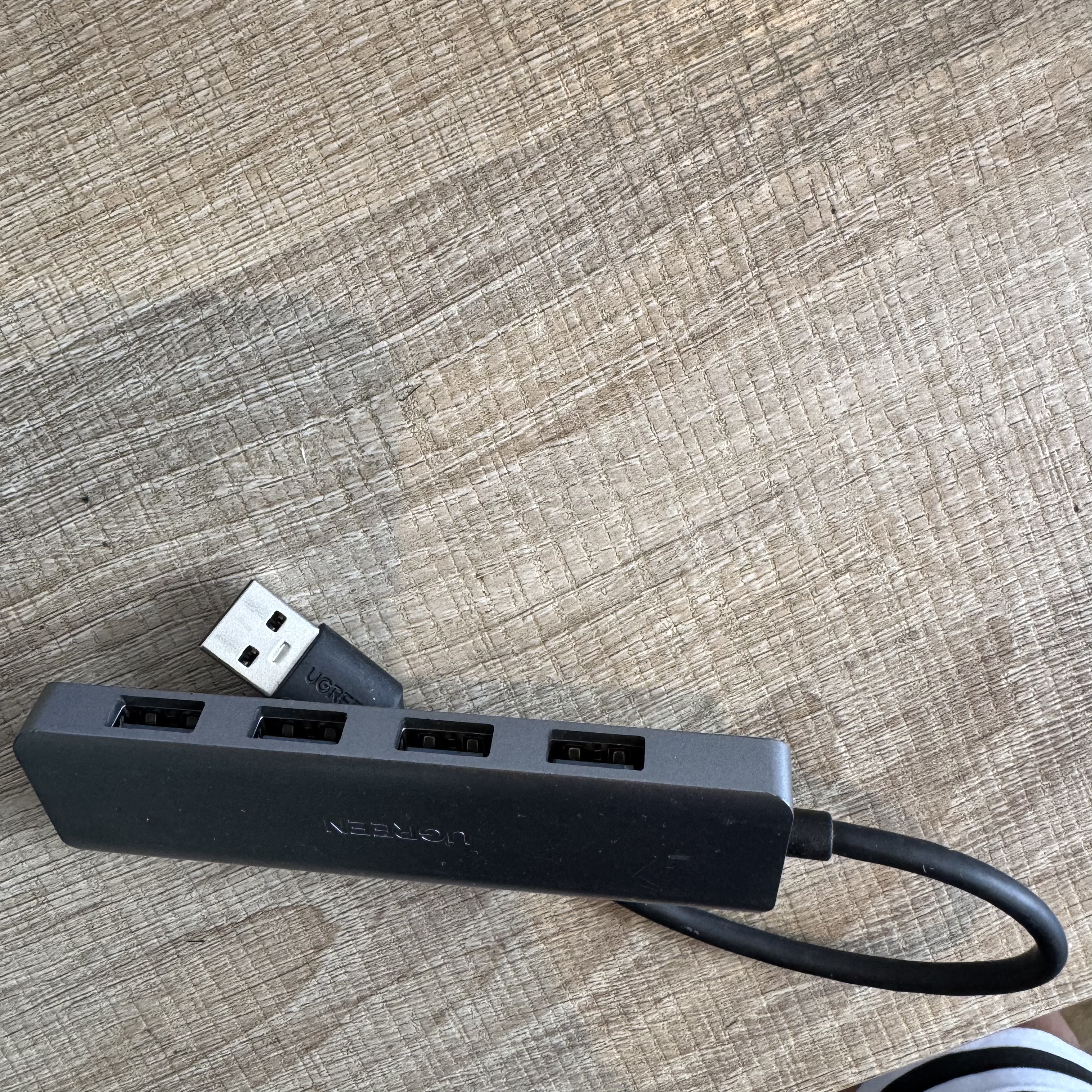绿联USB3.0分线器多接口扩展器高速一拖4口转接头拓展坞多孔HUB集线器扩展坞笔记本电脑转换器 实拍图