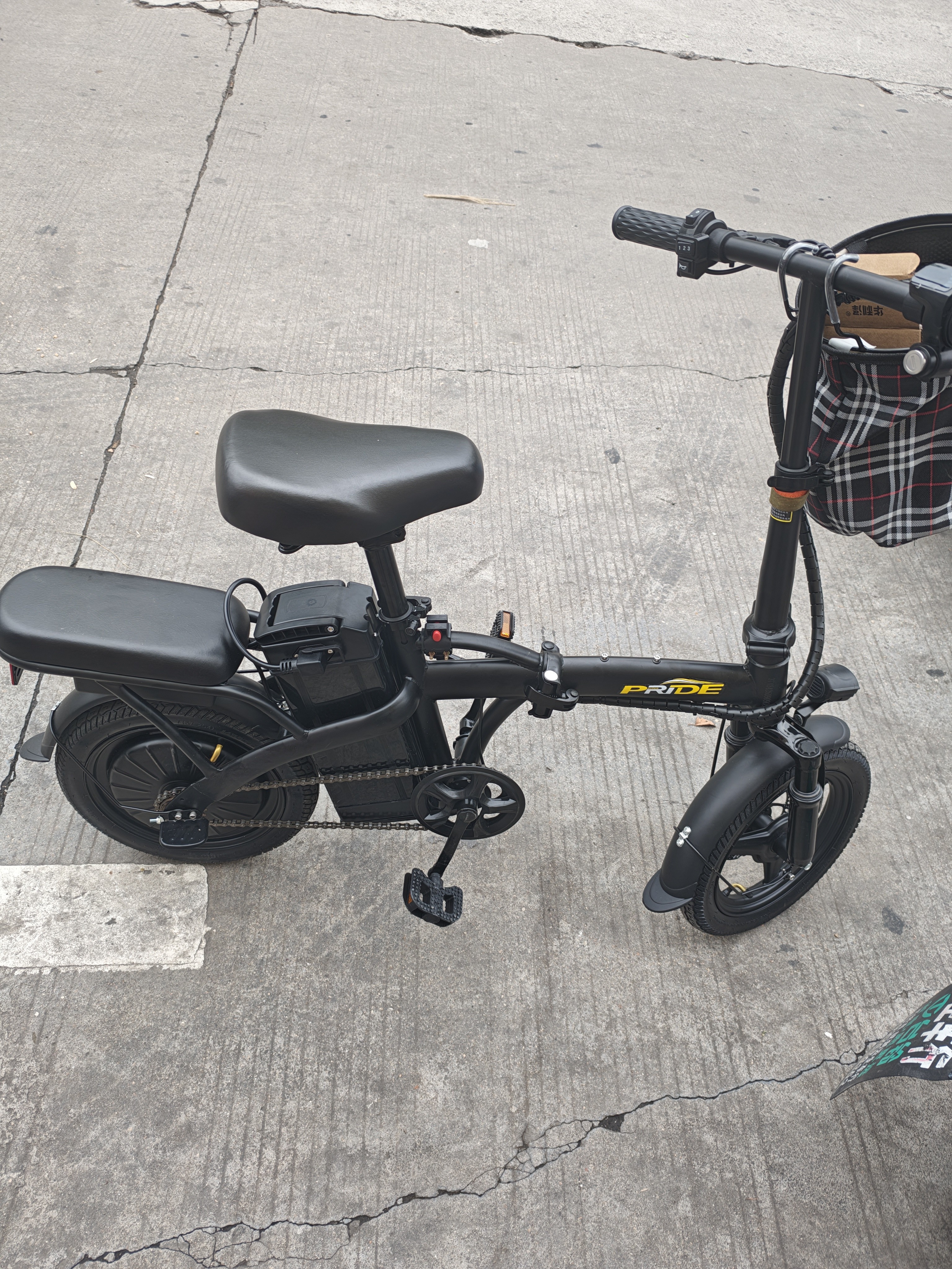 普莱德新国标折叠电动自行车 超长续航电动车 铝合金代驾车 锂电池助力男女通用成人电瓶车 代步电单车 豪华版-汽车S级电芯-纯电续航≤45km 实拍图