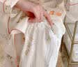 爱宝适月子服纯棉纱布春夏孕妇装产妇喂奶衣哺乳睡衣家居服XL码柠檬M347 实拍图