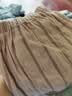 MUJI女式 无侧缝双层纱织睡衣家居服套装纯棉26新款粉红色条纹6A XL 实拍图