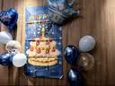 新新精艺生日场景布置男孩生日气球道具氛围布置快乐派对装饰送电视投屏 实拍图