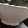 纯白8英寸竖纹斗笠碗家用陶瓷餐具面碗汤碗陶瓷釉下彩 2只纯白8英寸竖纹斗笠碗 实拍图