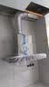 美的（Midea）燃气灶天然气 双灶具 4.8kW家用猛火灶台嵌两用 钢玻面板 可调底盘 二级能效 Q217B-M 实拍图