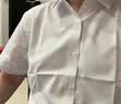 京东京造短袖正装衬衫男春秋商务通勤挺括有型衬衣男2026新款 白色 44 实拍图