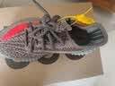 阿迪达斯 Yeezy 350椰子经典灰橙 春秋透气运动鞋女 GW1229  37 实拍图