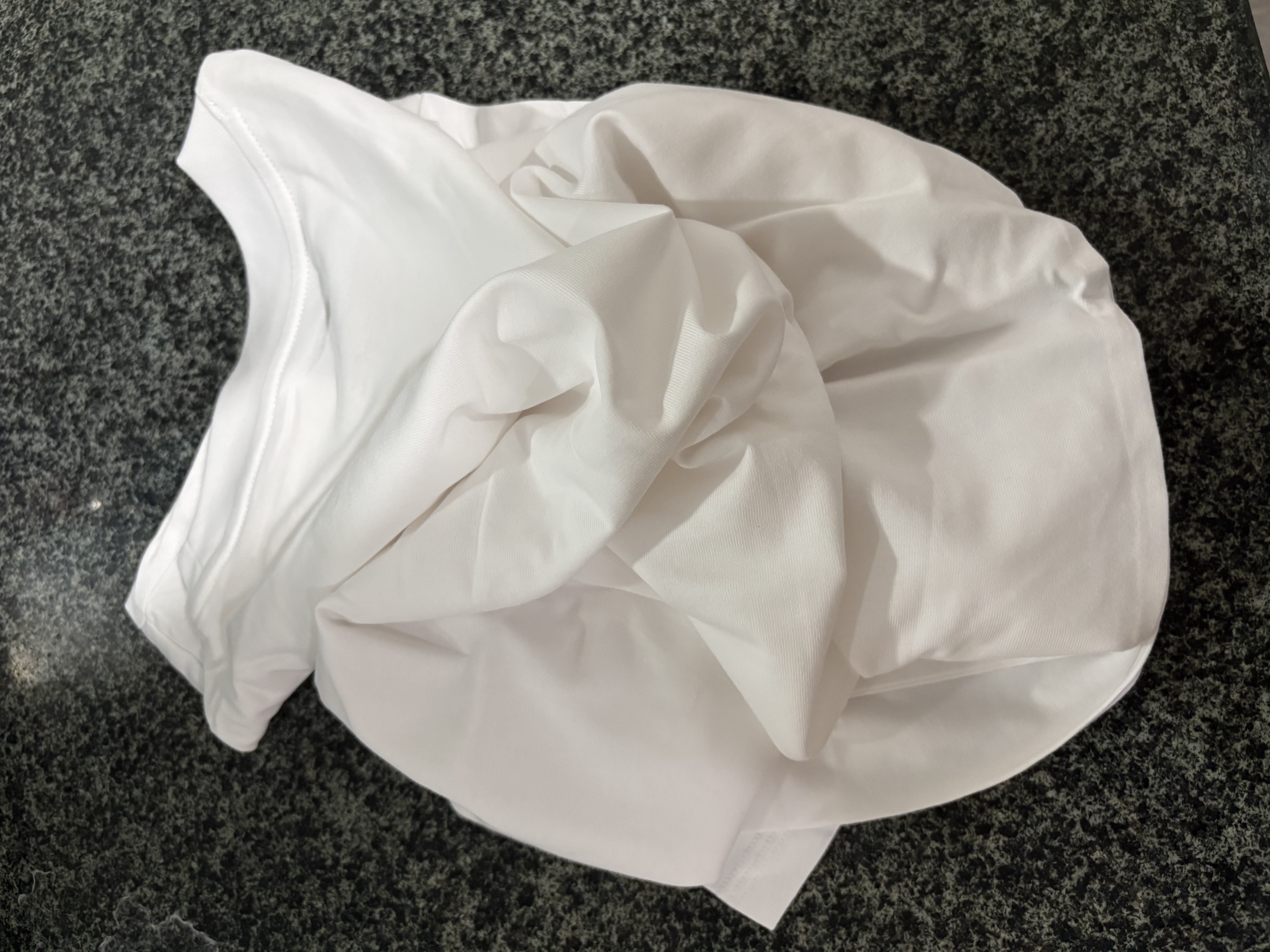 京东京造100%纯棉长袖t恤男女同款秋季新款休闲衣服圆领打底衫内搭白色S 实拍图
