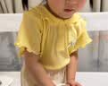 巴拉巴拉童装儿童宝宝短袖t恤女童上衣2026新款婴儿宝宝夏装甜美针织衣服 实拍图