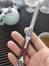 锦格大马士革普洱开茶刀茶道六君子套装茶勺茶铲茶夹功夫茶具配件组合 红酸枝凤祥【大马士革】3件套 实拍图