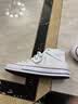 匡威（Converse）All Star夏季经典帆布男女高帮休闲运动小白鞋101009 101009/白色 40 实拍图